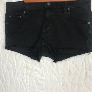 TALULA  Black Jean Cut off Shorts Size 29